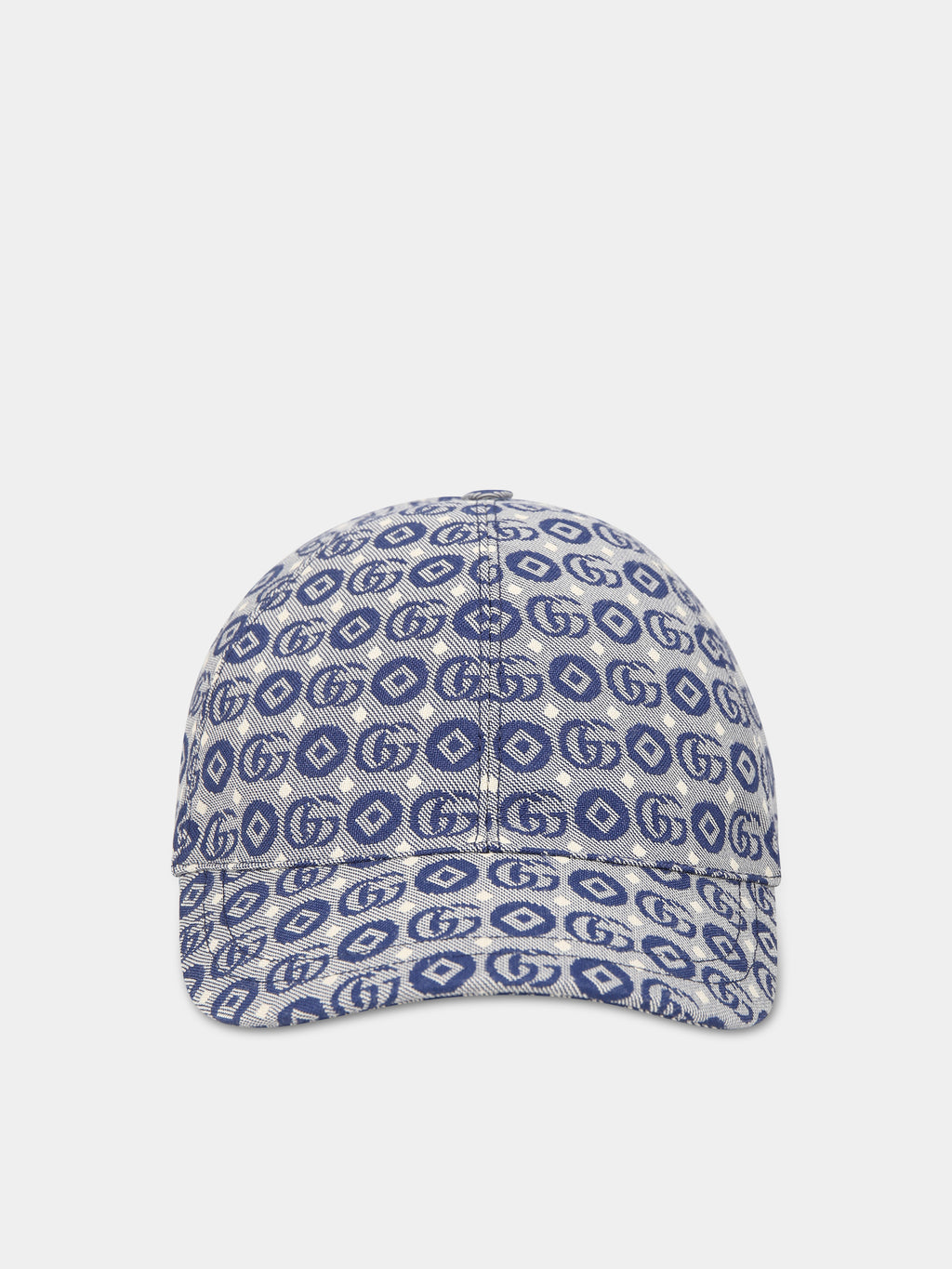 Cappello blu per bambini con doppia G